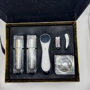 Age Defying Thermal Mask & Skin Care Set - Red and White Packaging(one broken )